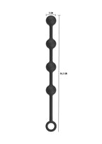 Hidden Desire Heavy Anal Balls Medium - Anal Beads