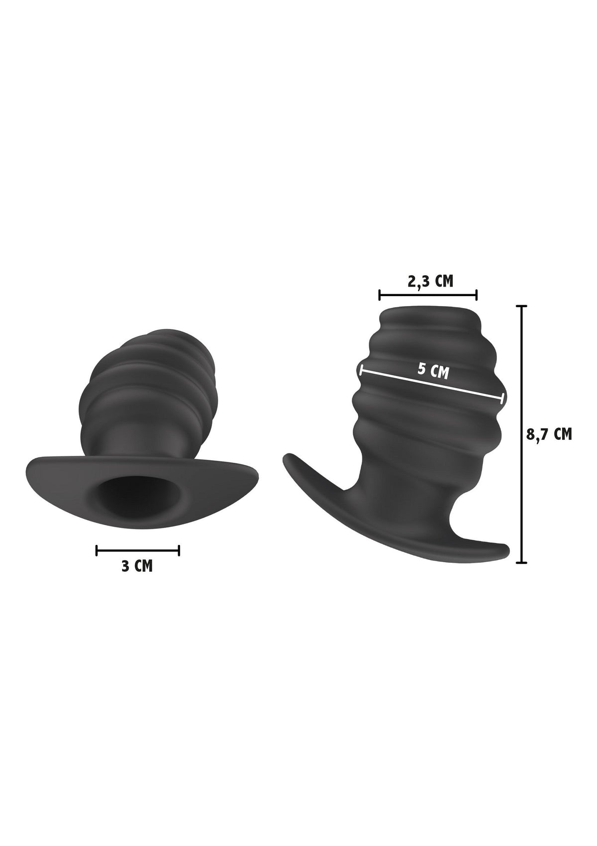 Hidden Desire Invader Open Plug Large - Buttplug