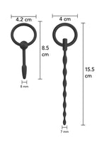 Hidden Desire Penis Plug Set Small 2 pcs - Buttplug