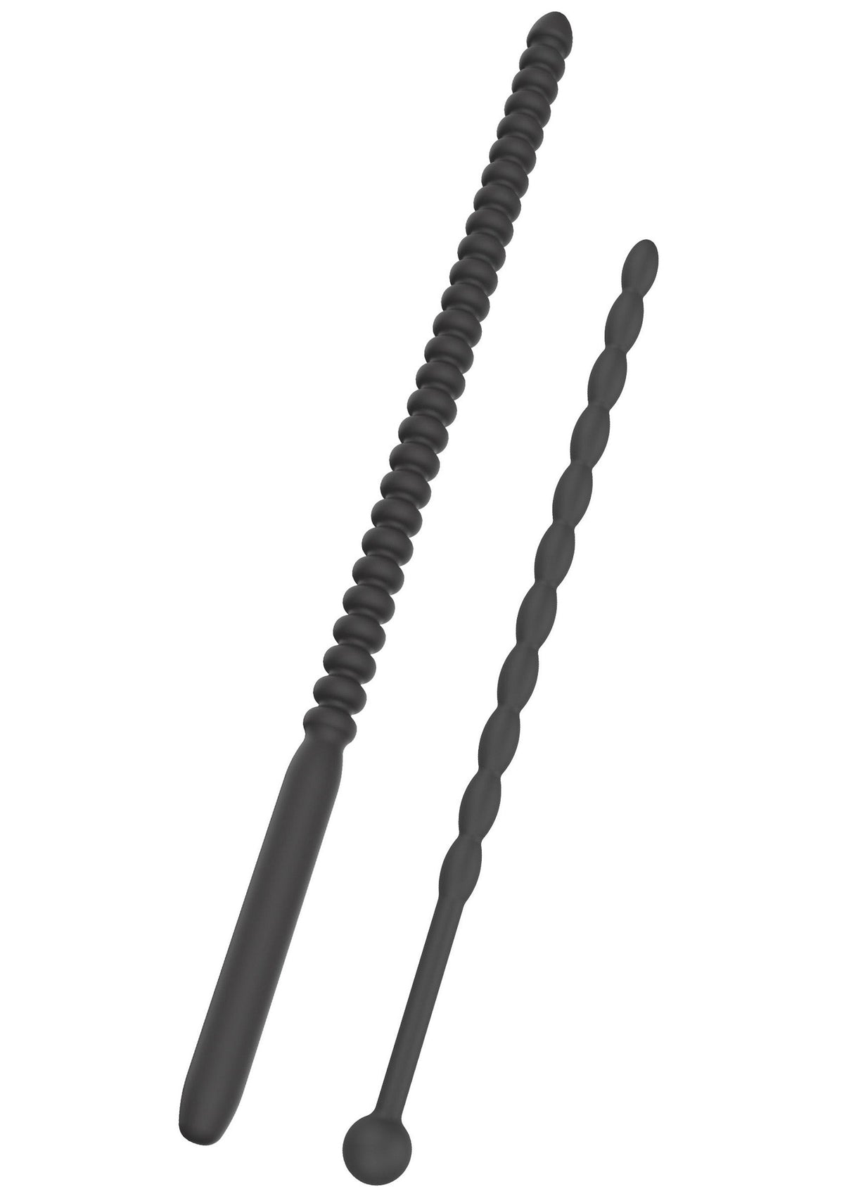 Hidden Desire Ribbed Penis Dilator Set 2 pcs - Buttplug