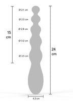 Hidden Desire Beaded Anal Power Vibrator - Anal Beads