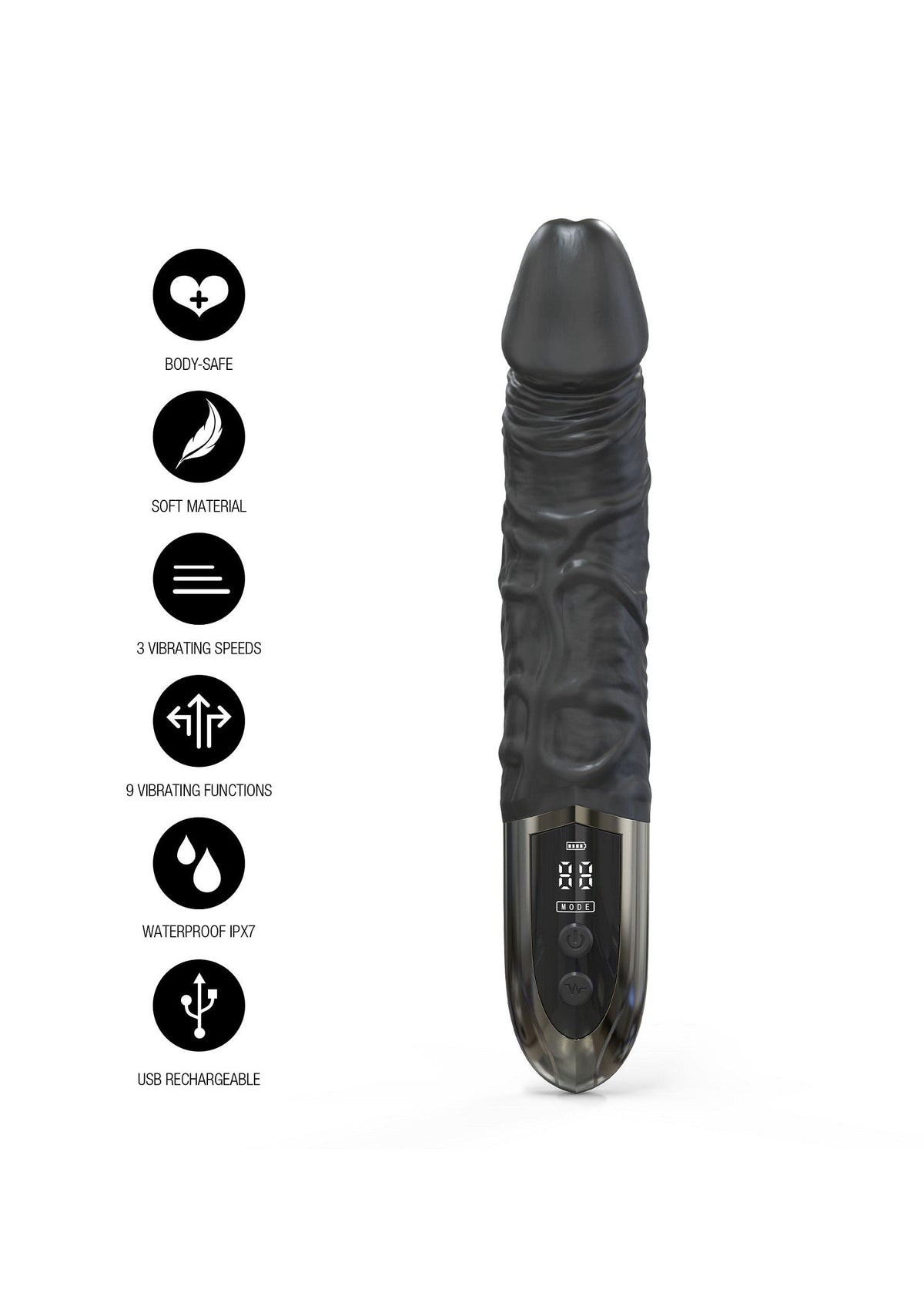 Hidden Desire Anal Power Vibrator - Dildo
