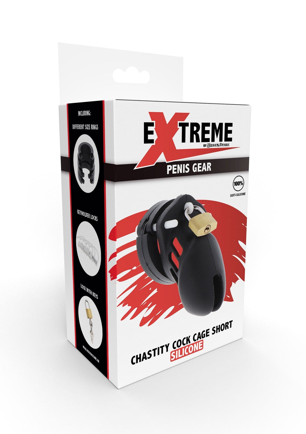 Hidden Desire Chastity Cock Cage Silicone Small - Cock Cage