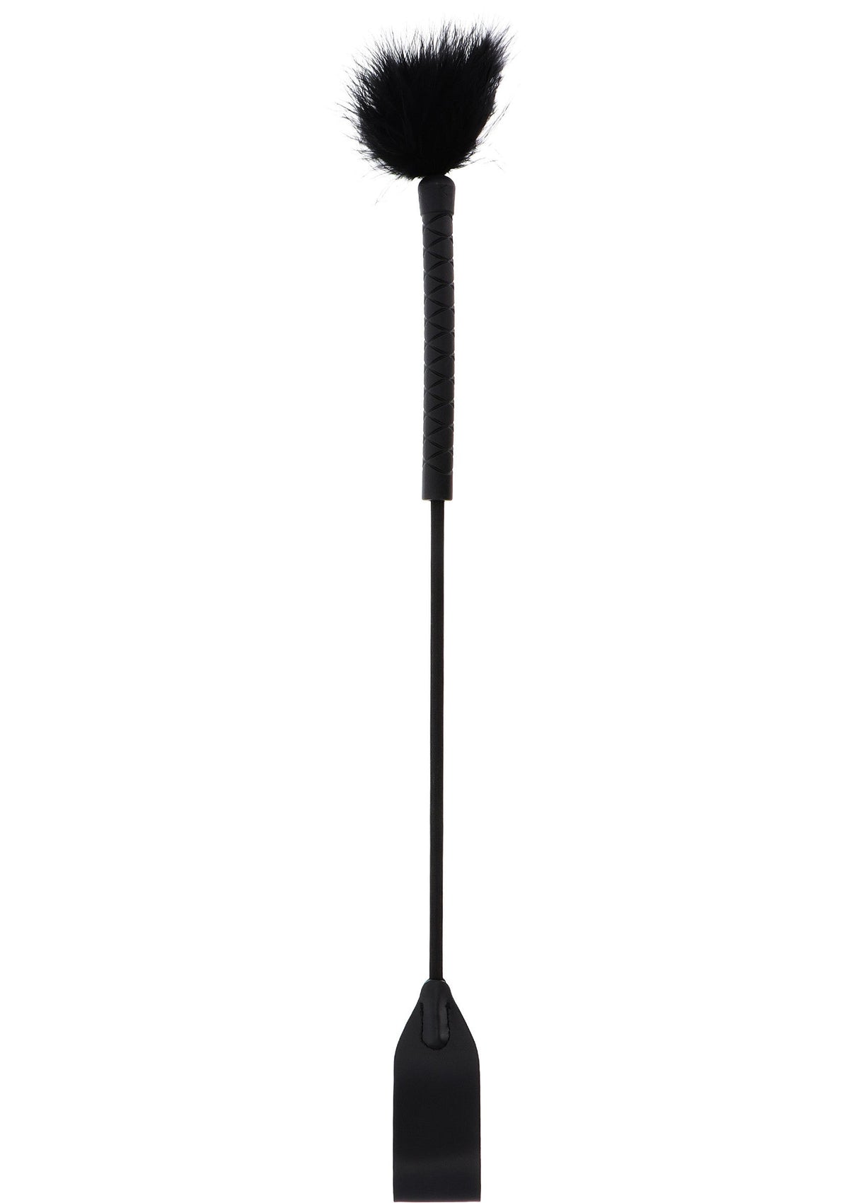 Hidden Desire Crop Whip Feather Tickler - Flogger