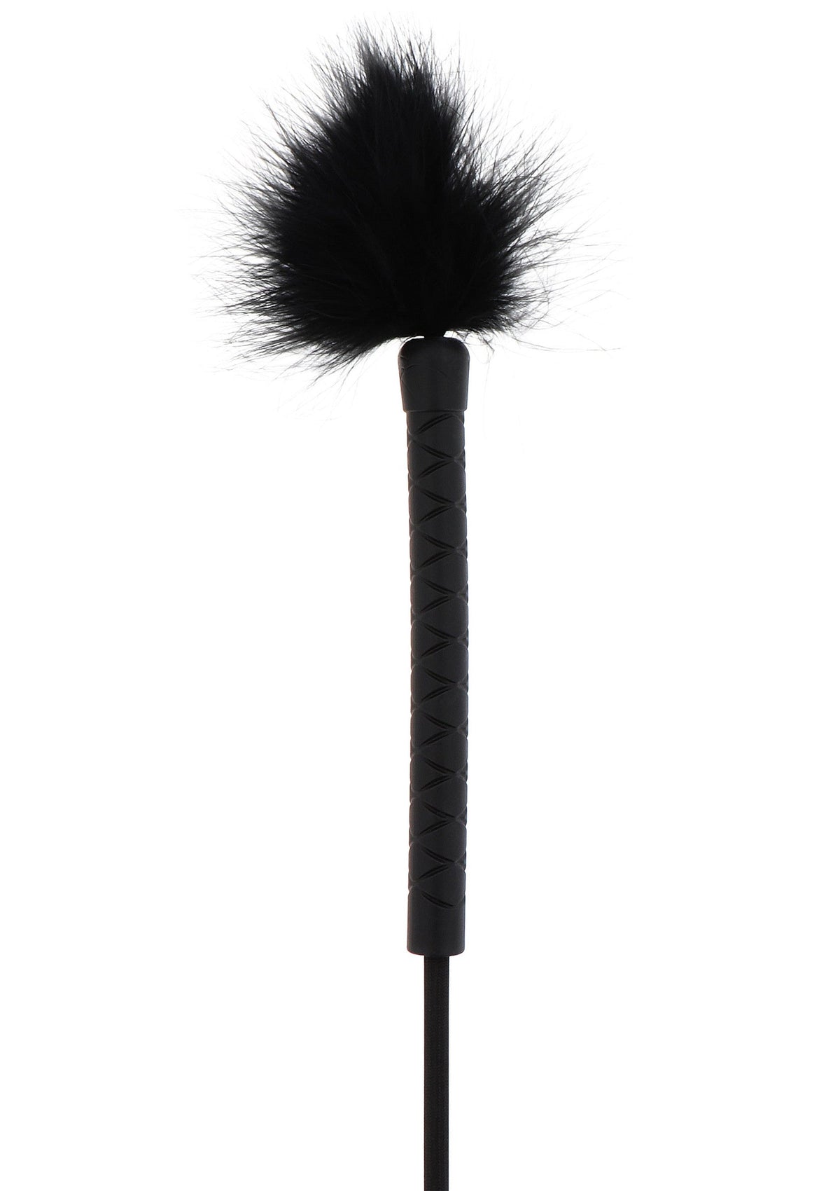 Hidden Desire Crop Whip Feather Tickler - Flogger