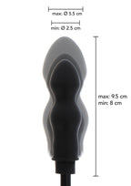 Hidden Desire Inflatable Bulb Plug Starter - Buttplug