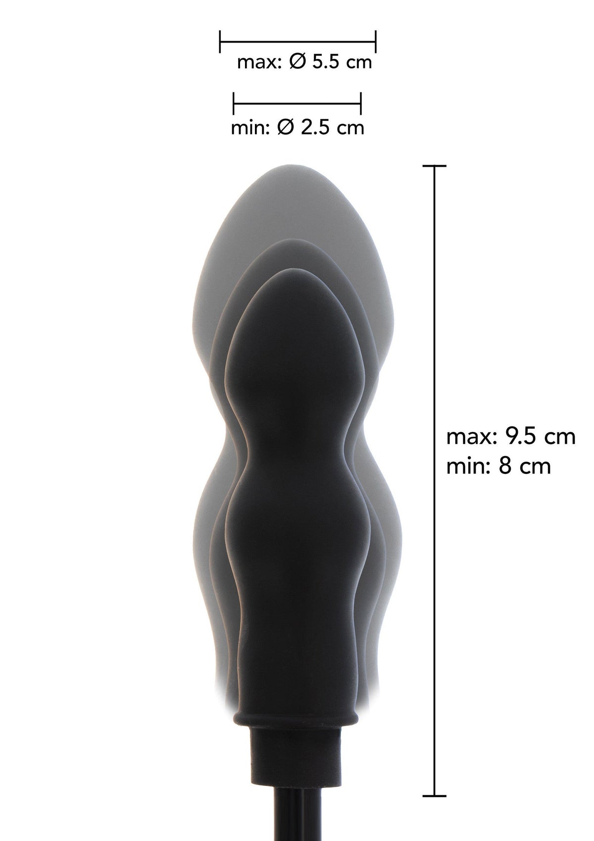 Hidden Desire Inflatable Bulb Plug Starter - Buttplug