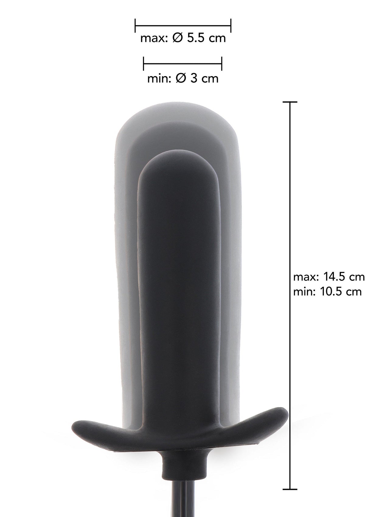 Hidden Desire Inflatable Smooth Plug Starter - Buttplug