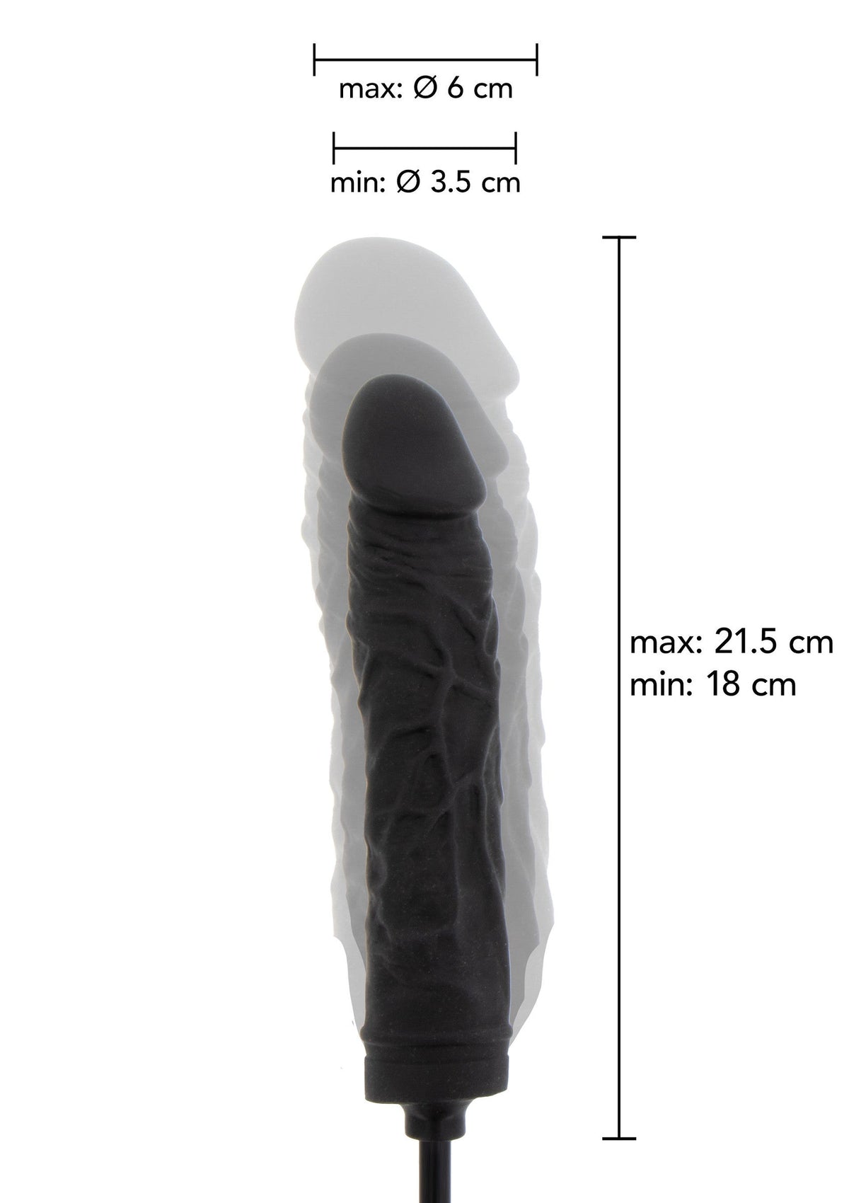 Hidden Desire Inflatable Dong Advanced - Dildo