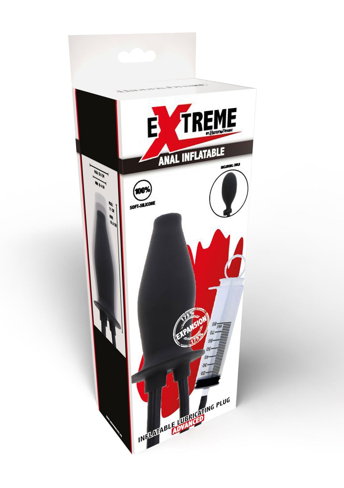 Hidden Desire Inflatable Lubricating Plug - Buttplug