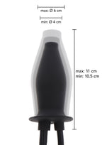 Hidden Desire Inflatable Lubricating Plug - Buttplug