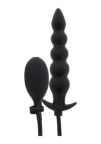Hidden Desire Inflatable Ribbed Plug Advance - Buttplug