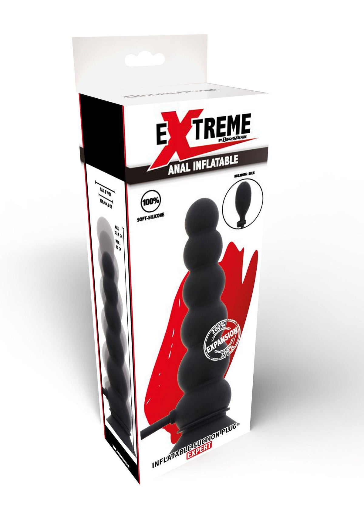 Hidden Desire Inflatable Suction Plug Expert - Buttplug