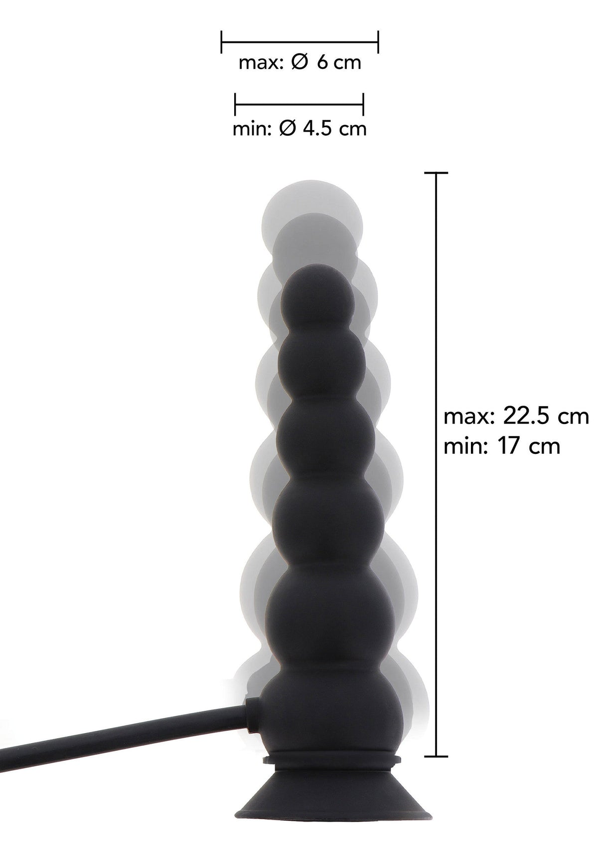 Hidden Desire Inflatable Suction Plug Expert - Buttplug