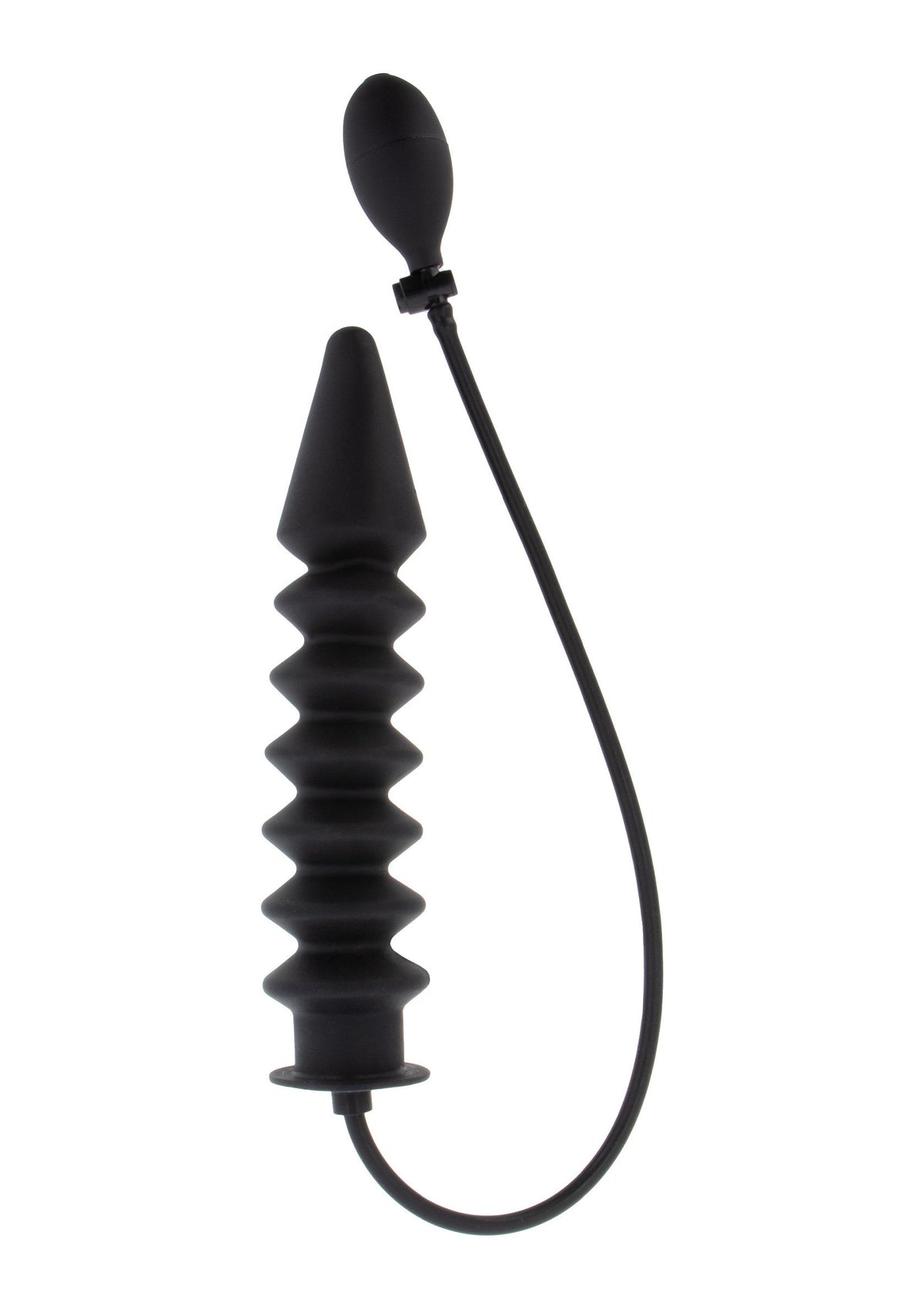 Hidden Desire Inflatable Ribbed Plug Expert - Buttplug