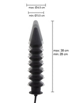 Hidden Desire Inflatable Ribbed Plug Expert - Buttplug