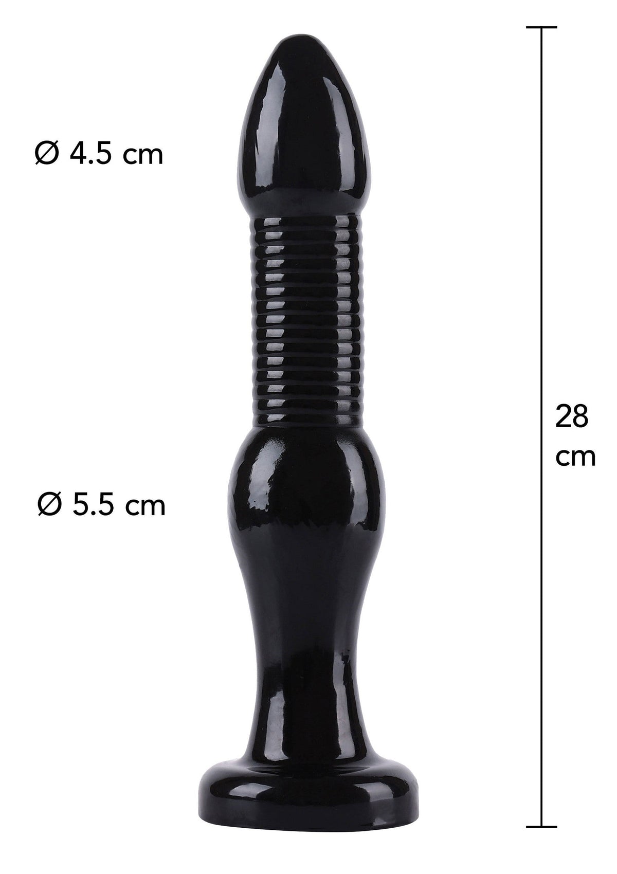 Hidden Desire Anal Intruder 28 cm - XL anaal