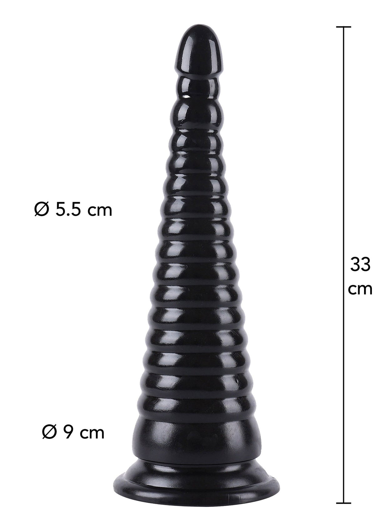 Hidden Desire Anal Cone 33 cm - XL anaal