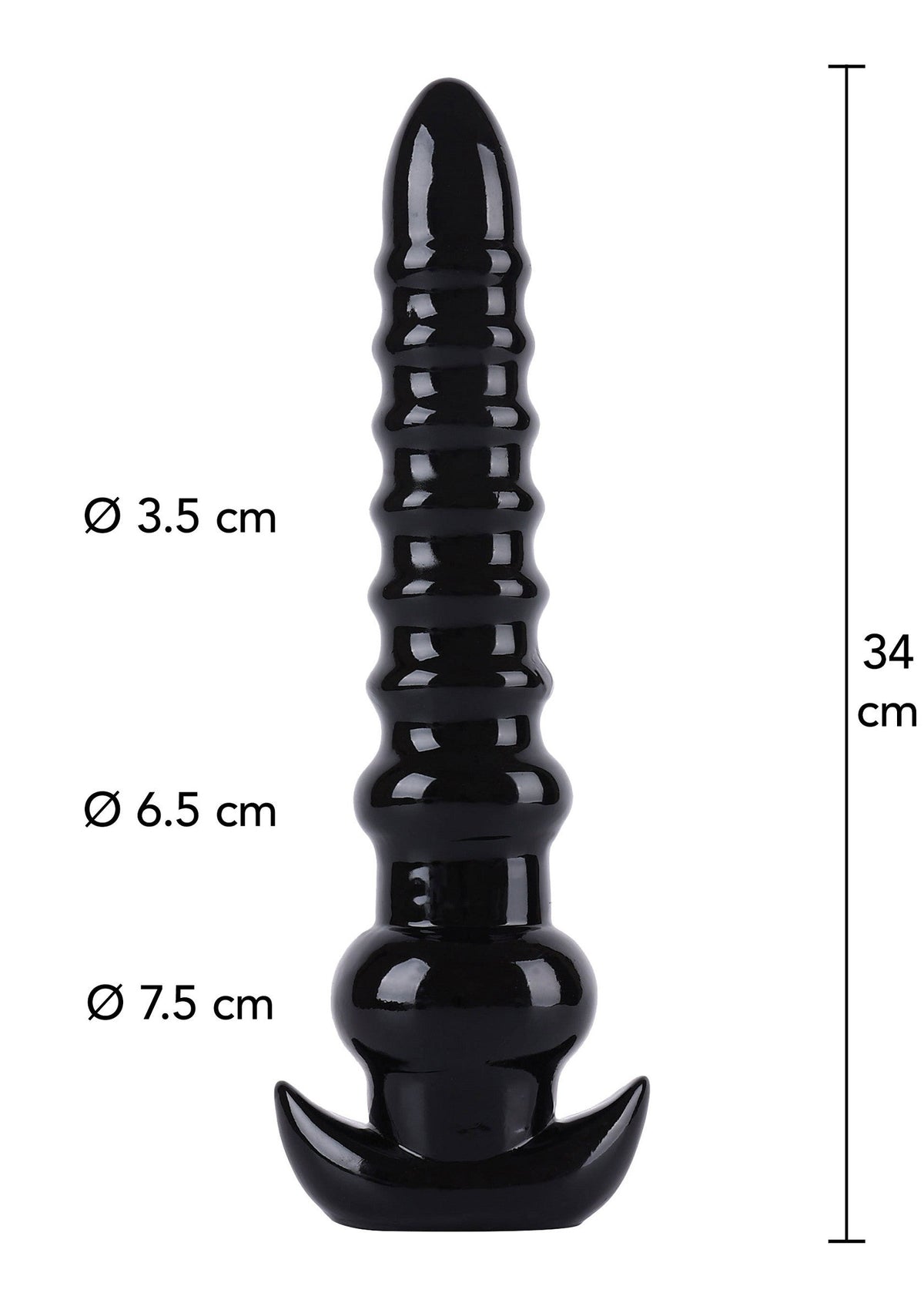 Hidden Desire Anal Drill 34 cm - XL anaal