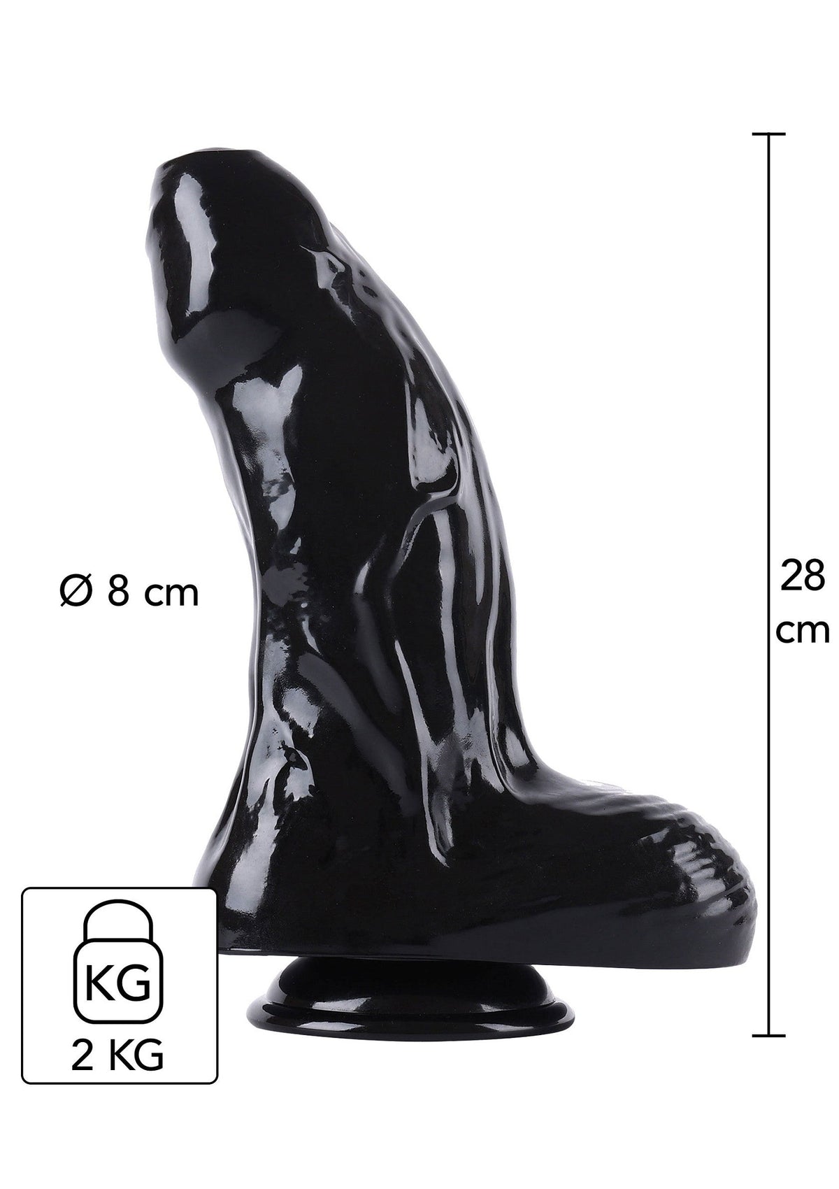 Hidden Desire Dong Xtra Thick 28 cm - Dildo