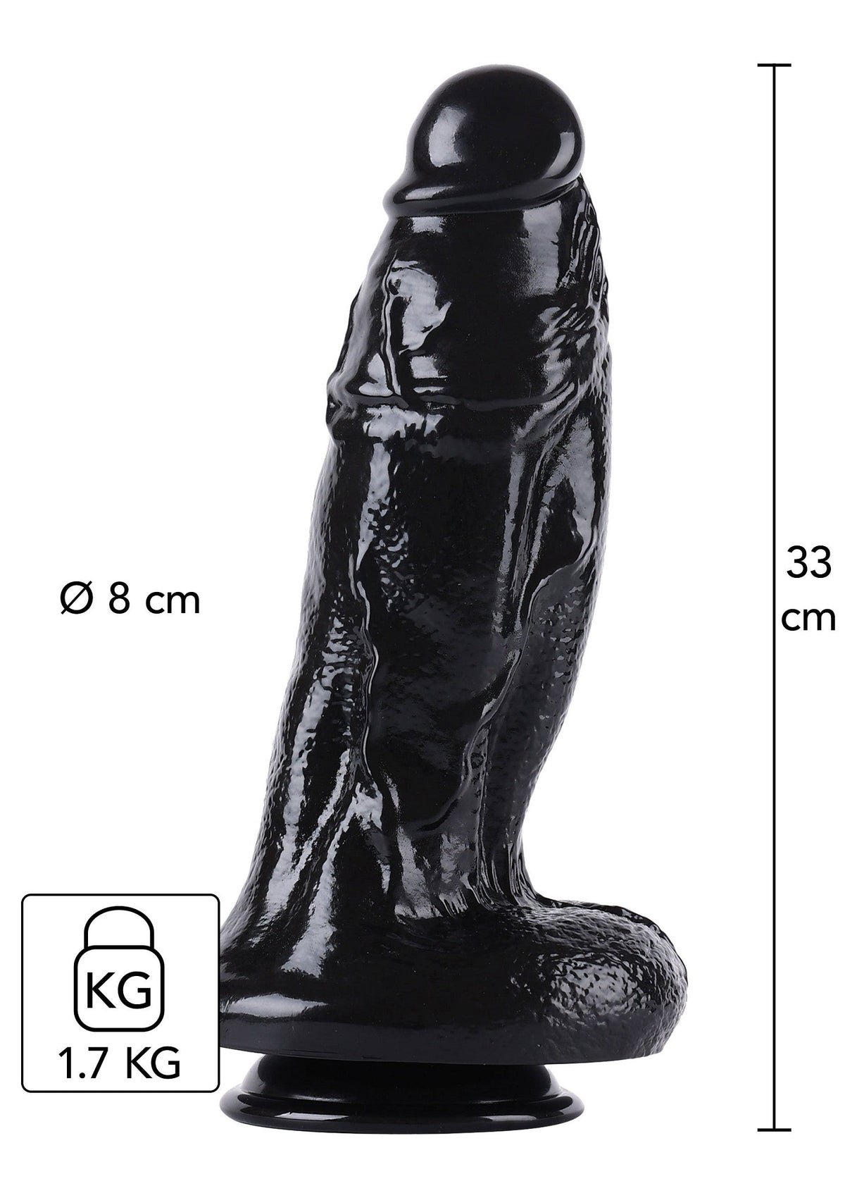 Hidden Desire Dong Xtra Thick 32.5 cm - Dildo