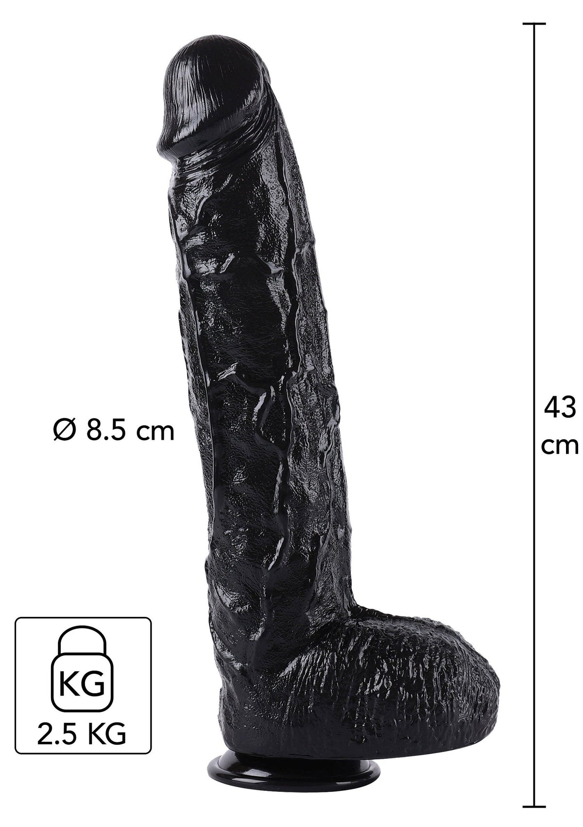 Hidden Desire Dong 43 cm - Dildo