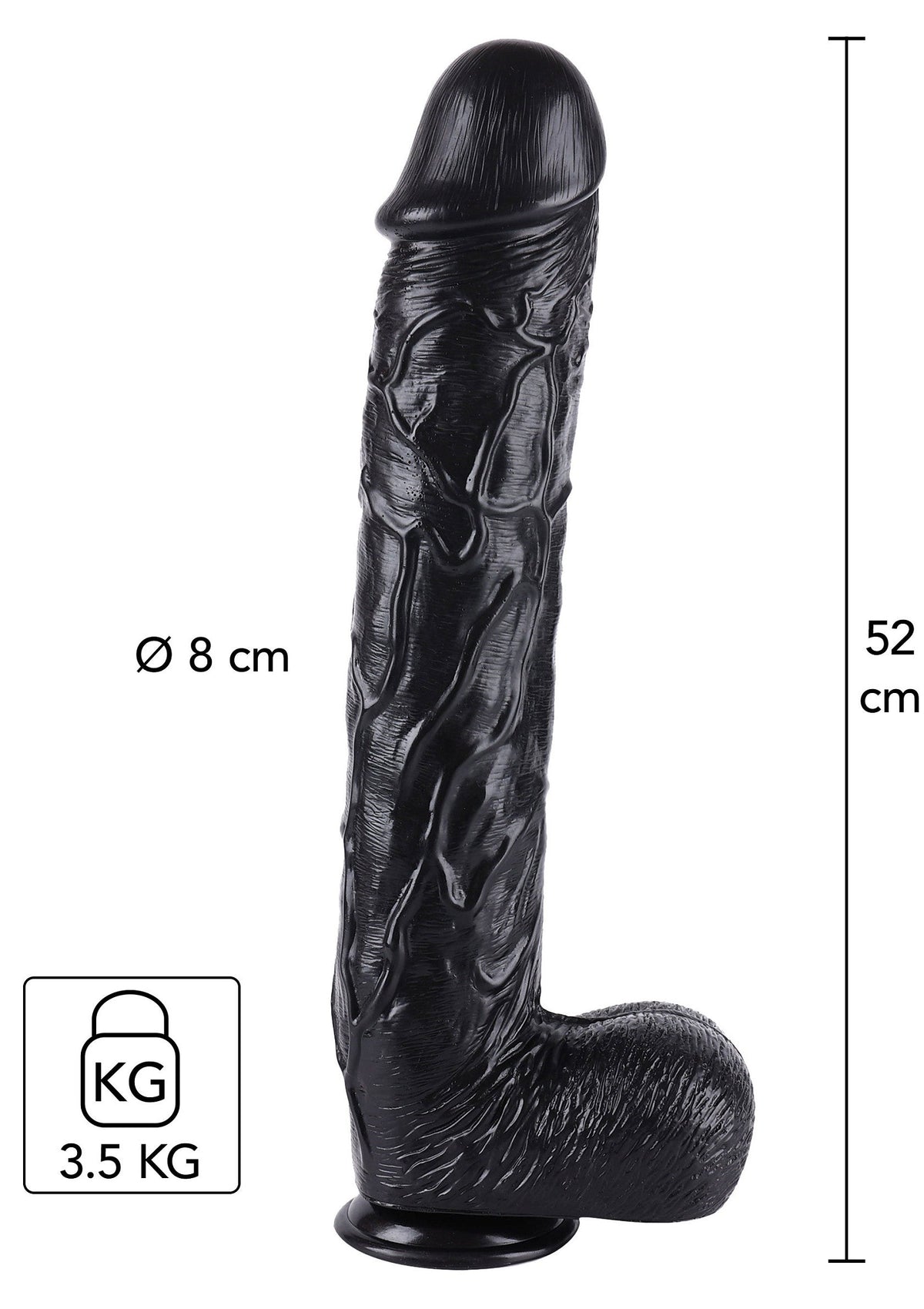 Hidden Desire Dong 52 cm - Dildo