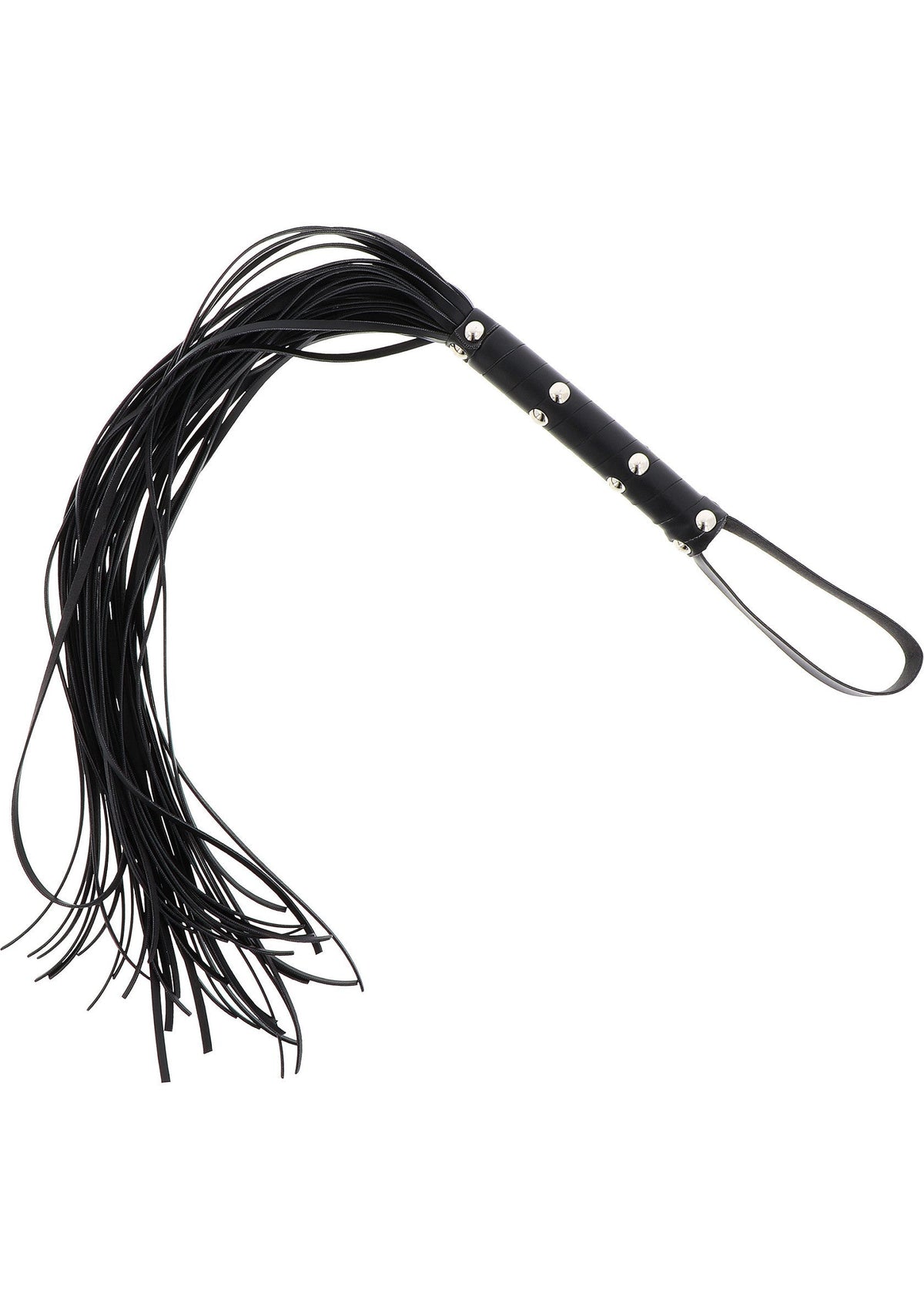 Hidden Desire Long Studded Flogger Whip - Flogger
