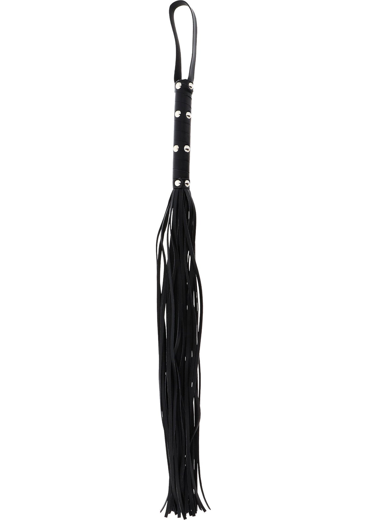Hidden Desire Long Studded Flogger Whip - Flogger