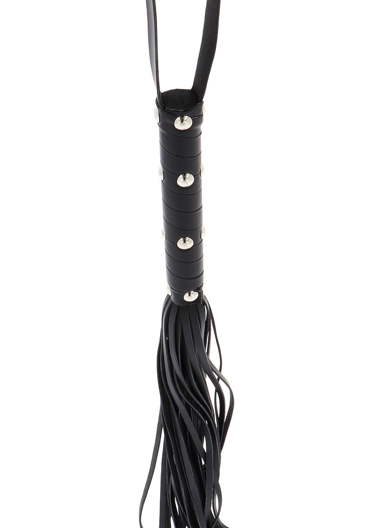 Hidden Desire Long Studded Flogger Whip - Flogger