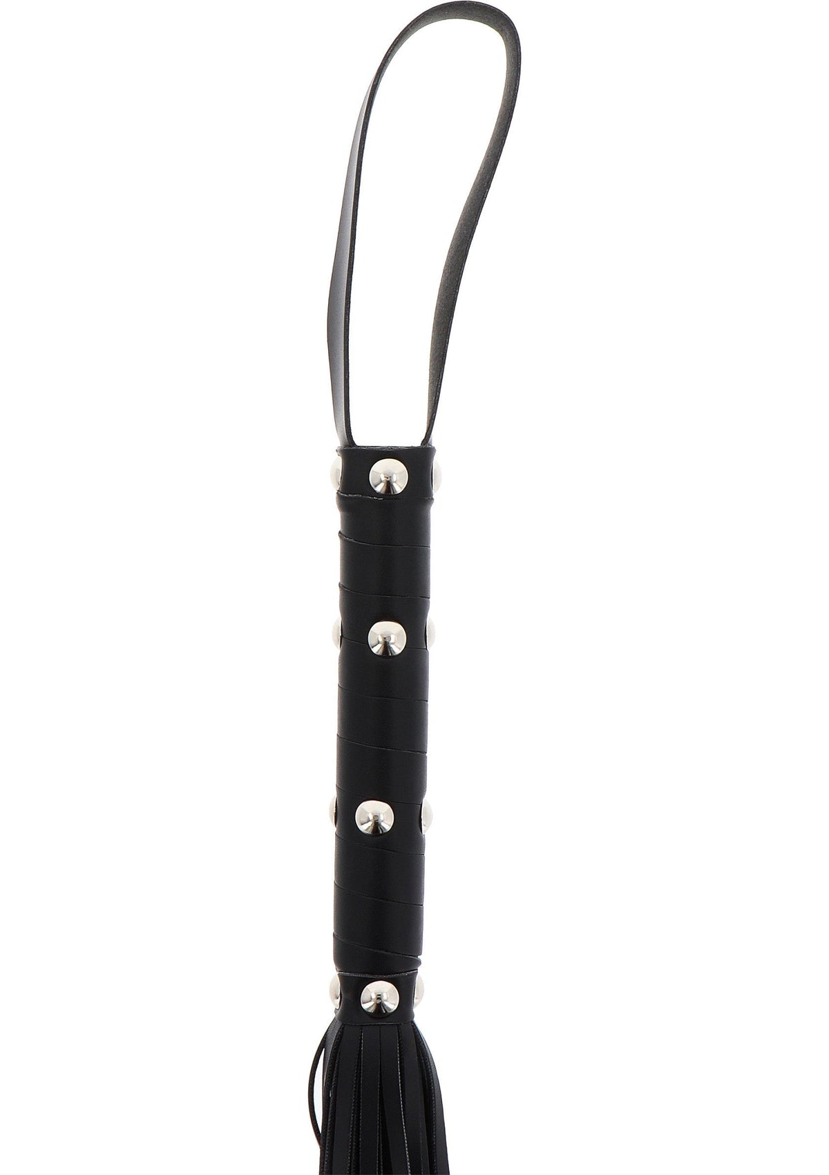 Hidden Desire Long Studded Flogger Whip - Flogger