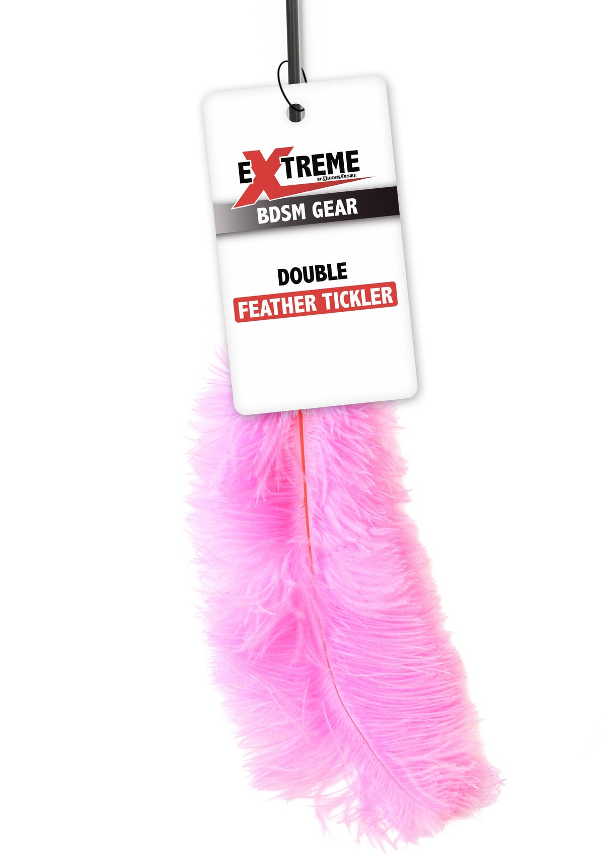 Hidden Desire Double Feather Tickler - Flogger
