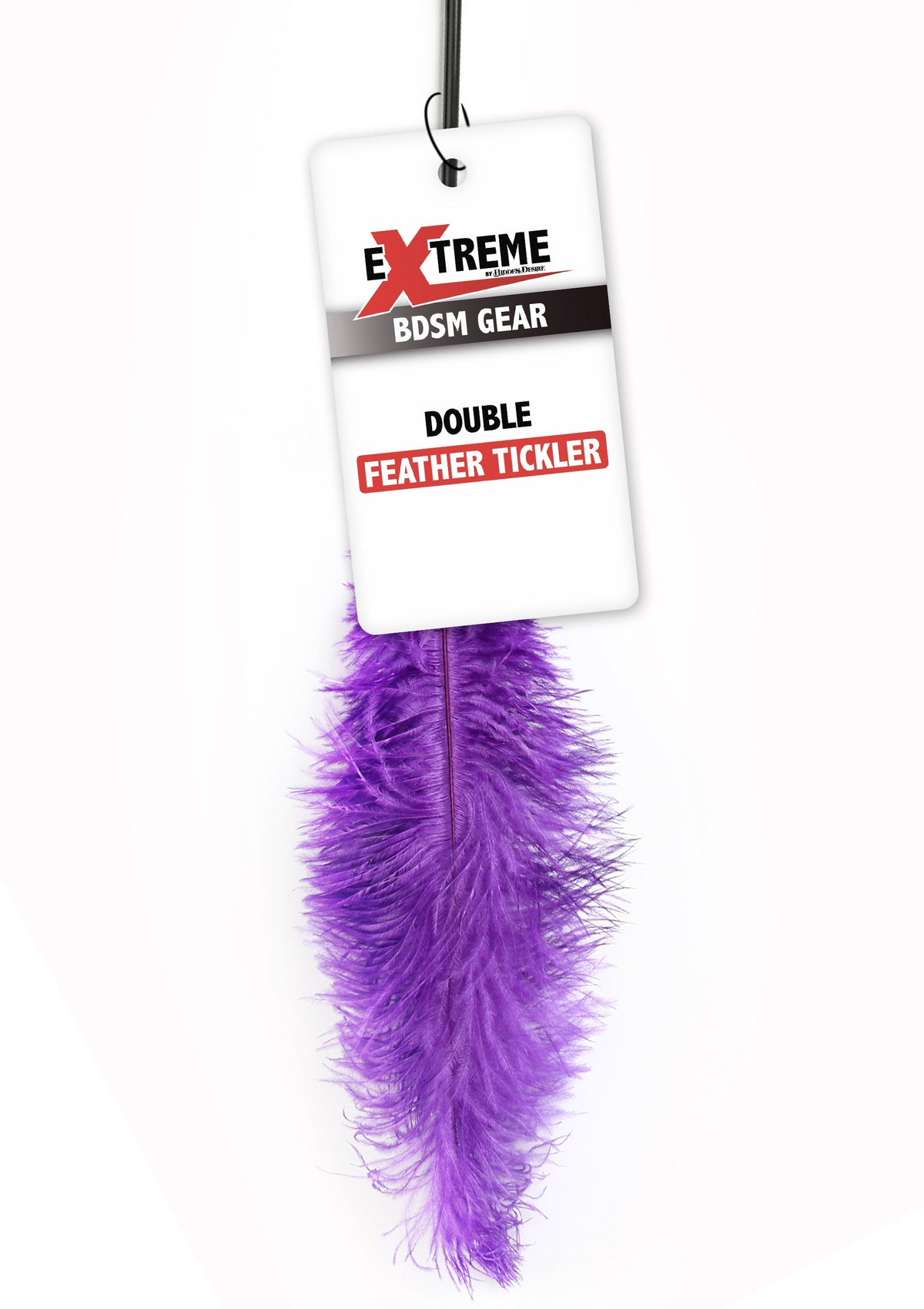 Hidden Desire Double Feather Tickler - Flogger