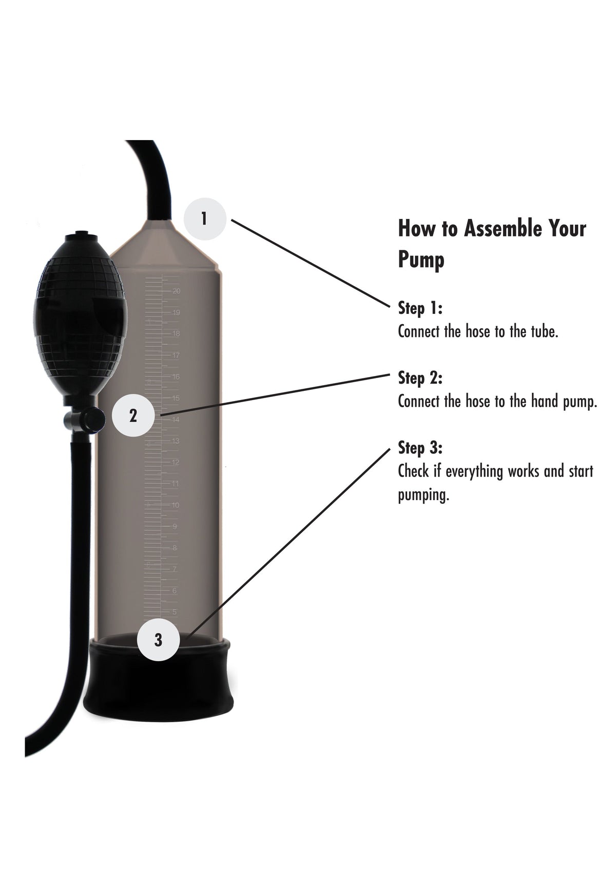 Hidden Desire Starter Penis Pump - Handmatige penispompen