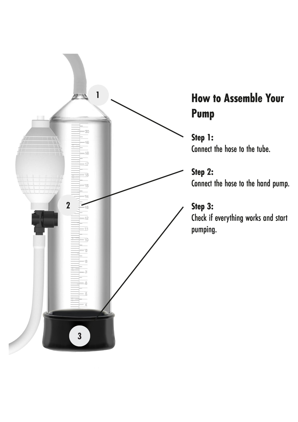 Hidden Desire Starter Penis Pump - Handmatige penispompen