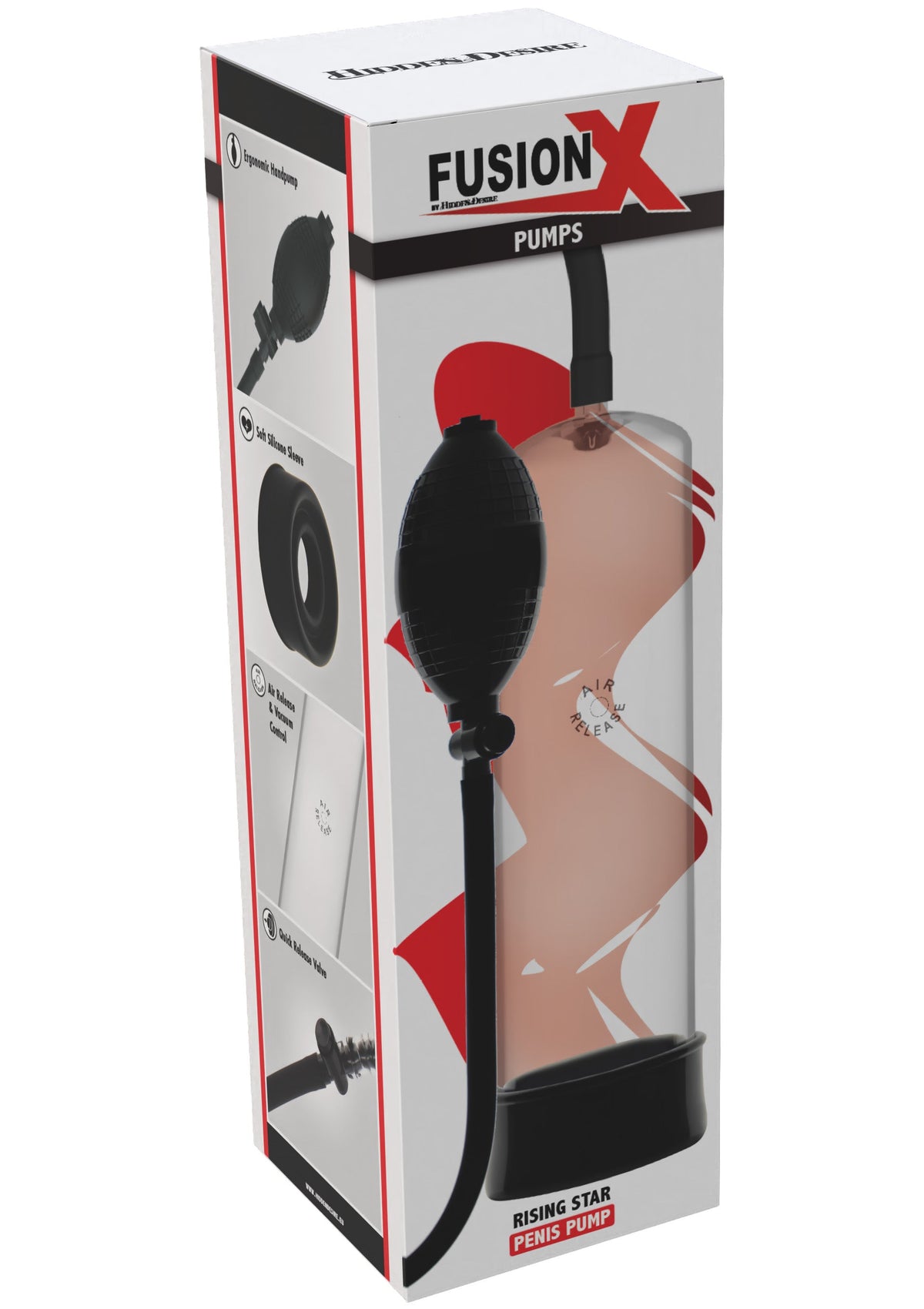 Hidden Desire Rising Star Penis Pump - Handmatige penispompen