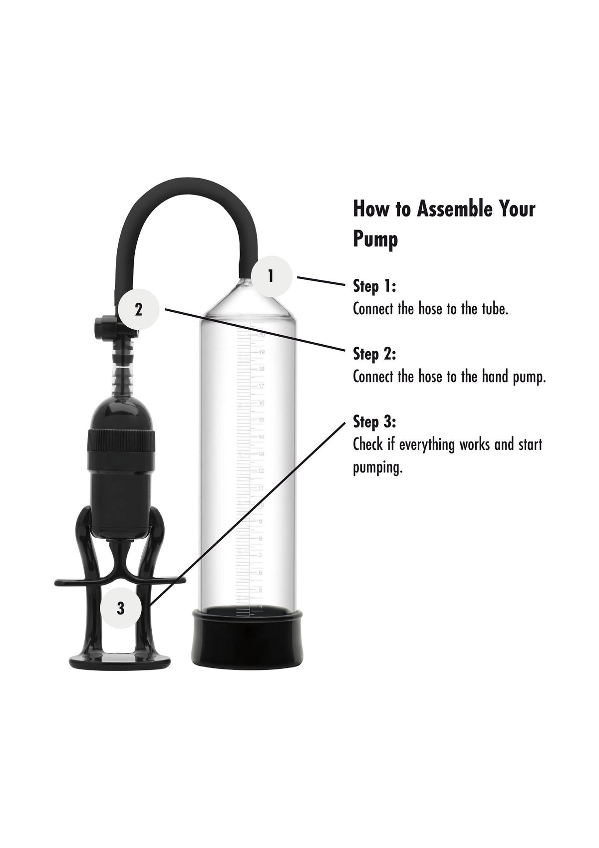 Hidden Desire Advanced Penis Pump - Handmatige penispompen