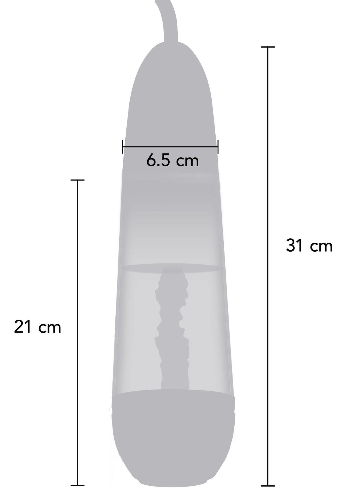 Hidden Desire Magnifying Sleeve Penis Pump - penispomp