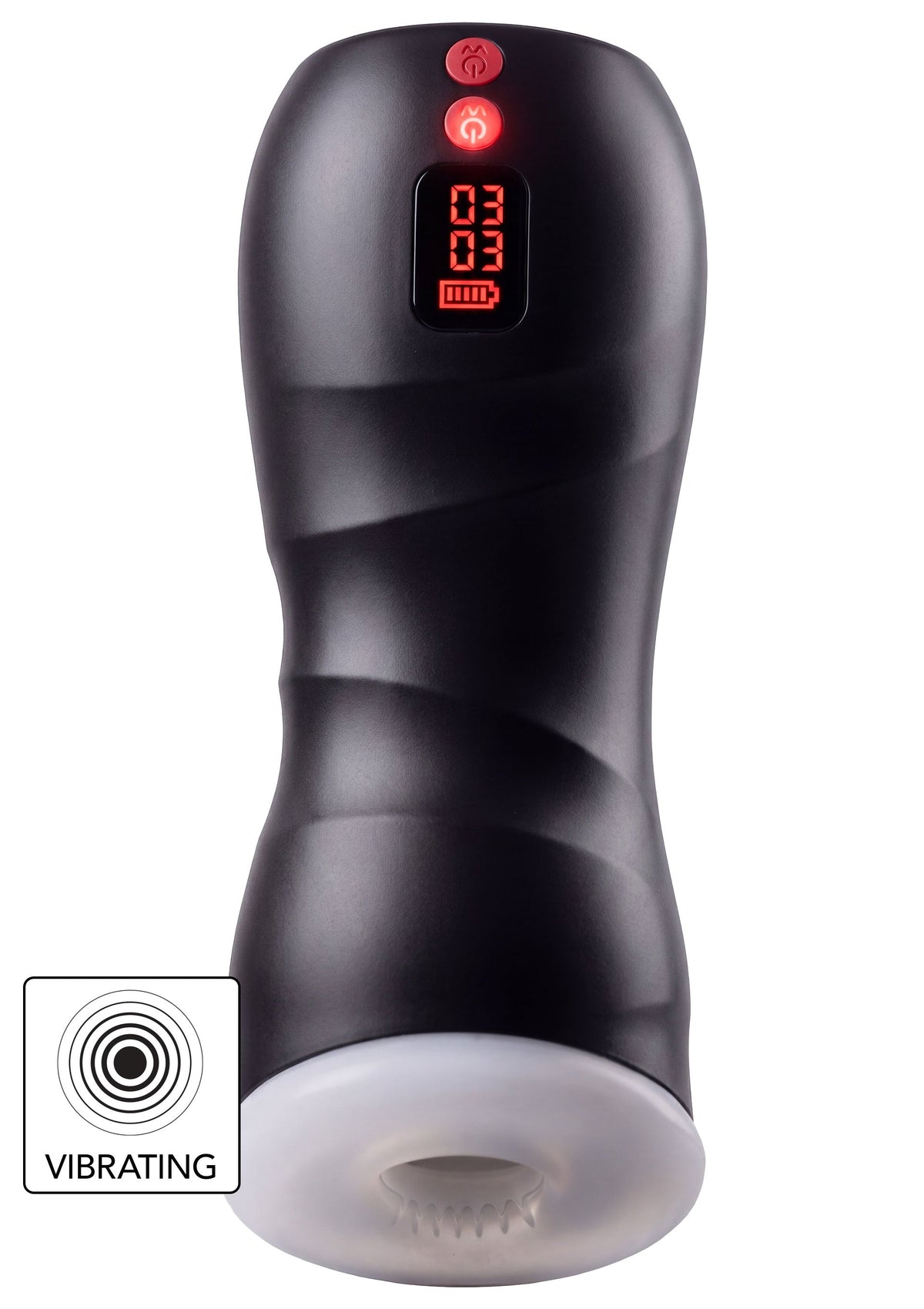 Hidden Desire Vibrating Twin Turbo Masturbator - Masturbator