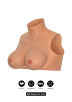 Hidden Desire Wearable Breasts Crop Top D Cup - Body Shaping