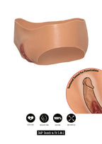 Hidden Desire Open Vagina Brief Low Waist - Body Shaping