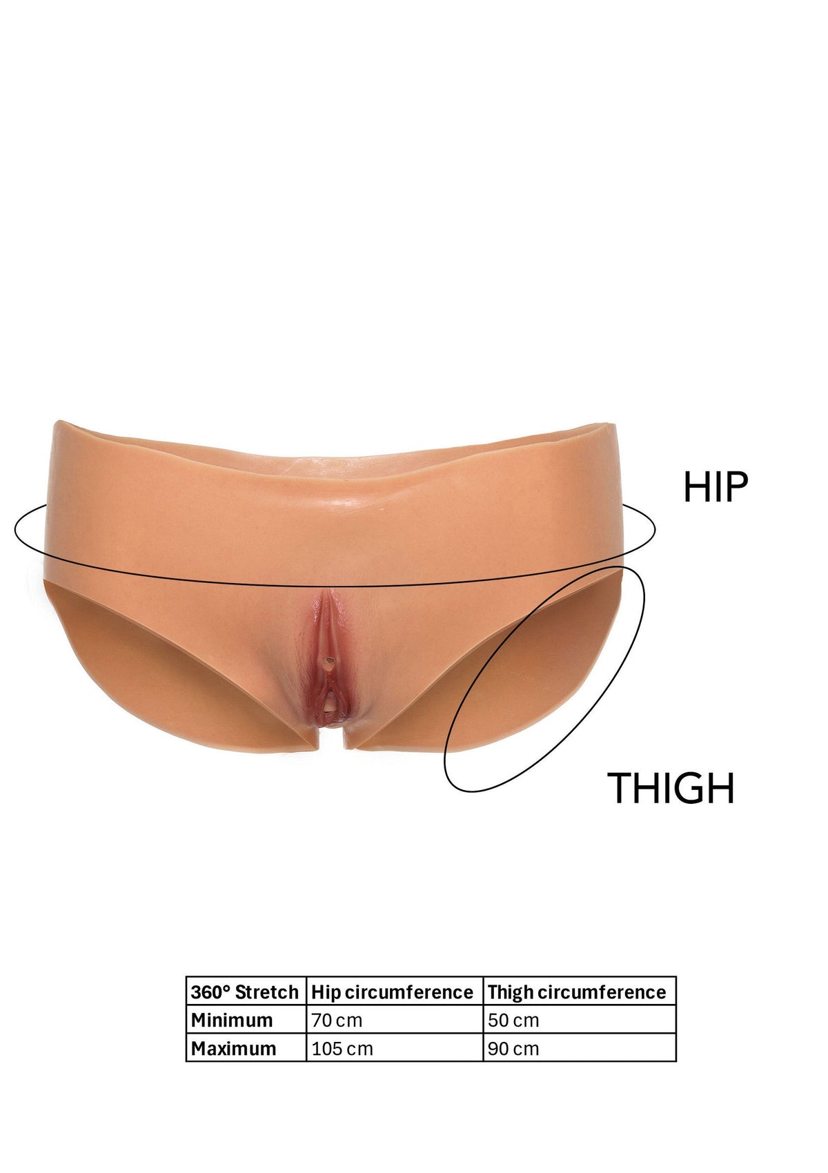 Hidden Desire Open Vagina Brief Low Waist - Body Shaping