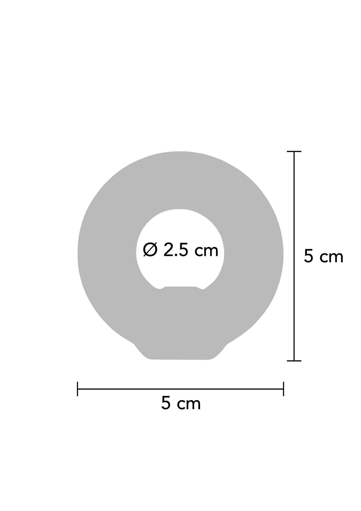 Hidden Desire Soft Silicone Stud C-Ring - Cockring