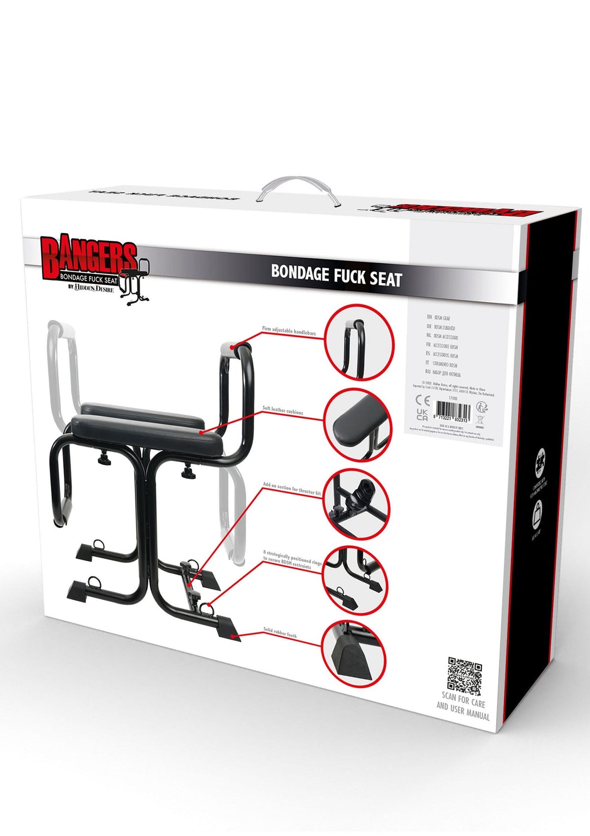 Hidden Desire Bangers Bondage Fuck Seat - Positie-ondersteuning