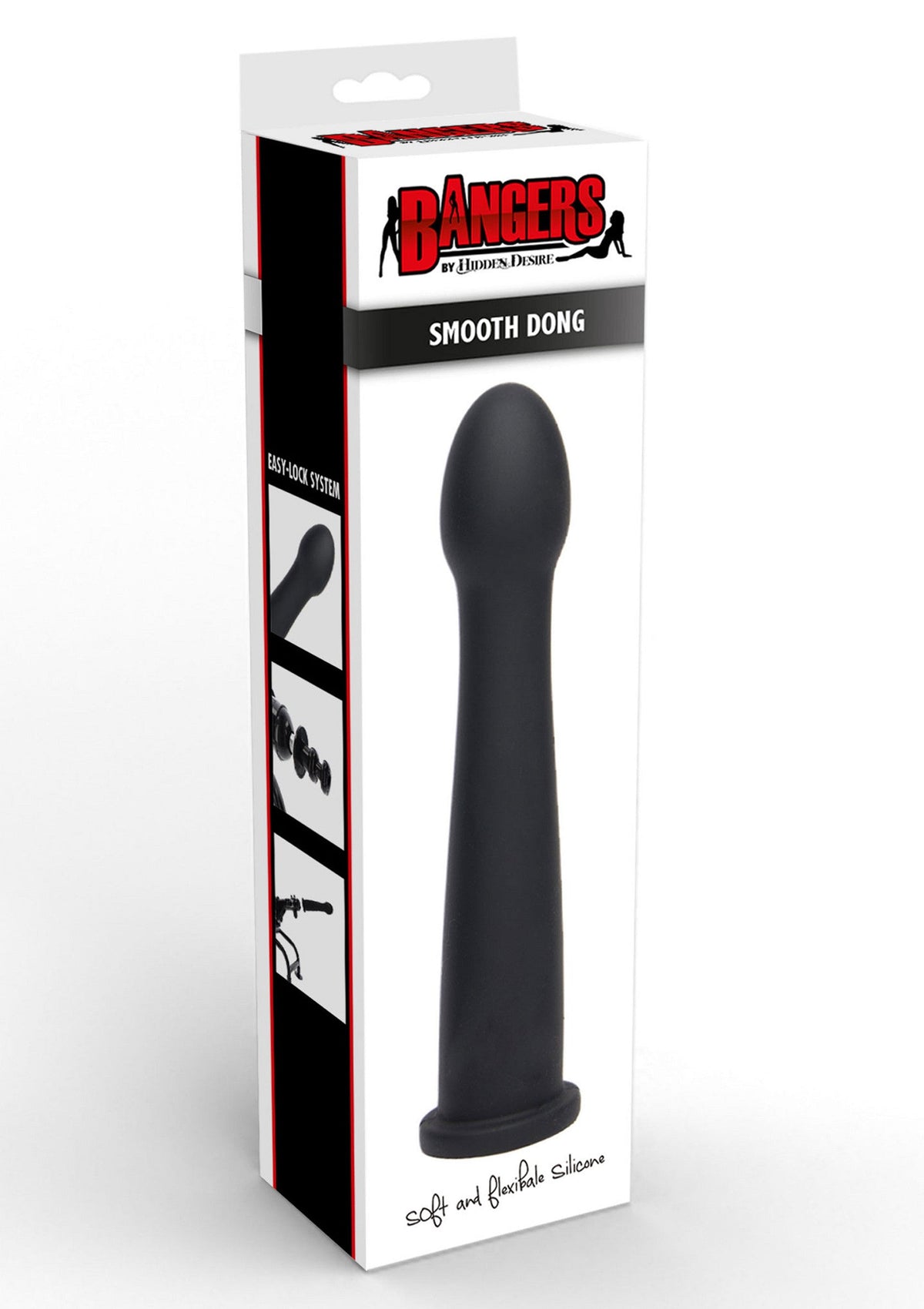 Hidden Desire Smooth Dong Easy-Lock 19 cm - Dildo