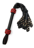 Hidden Desire Leather Cat-o-Nine Whip - Flogger