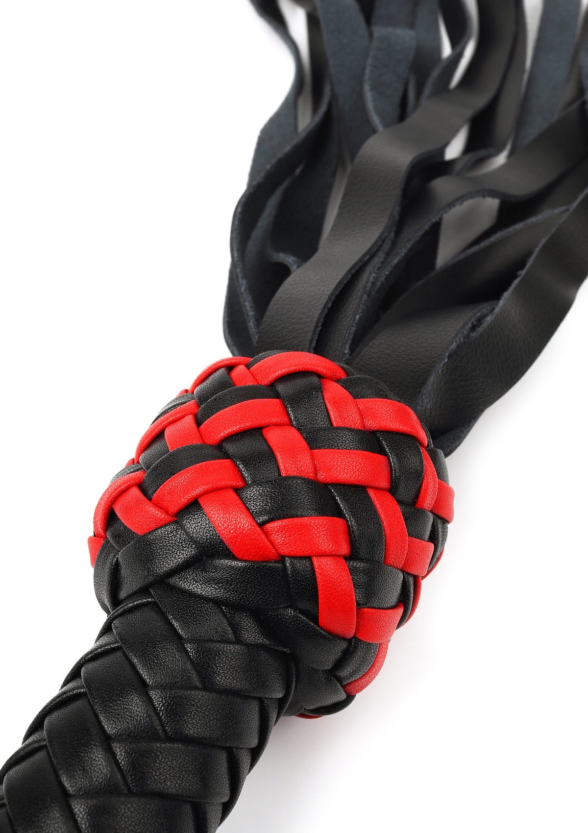 Hidden Desire Leather Cat-o-Nine Whip - Flogger