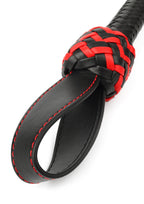 Hidden Desire Genuine Leather Roses Whip - Flogger