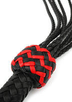 Hidden Desire Genuine Leather Roses Whip - Flogger