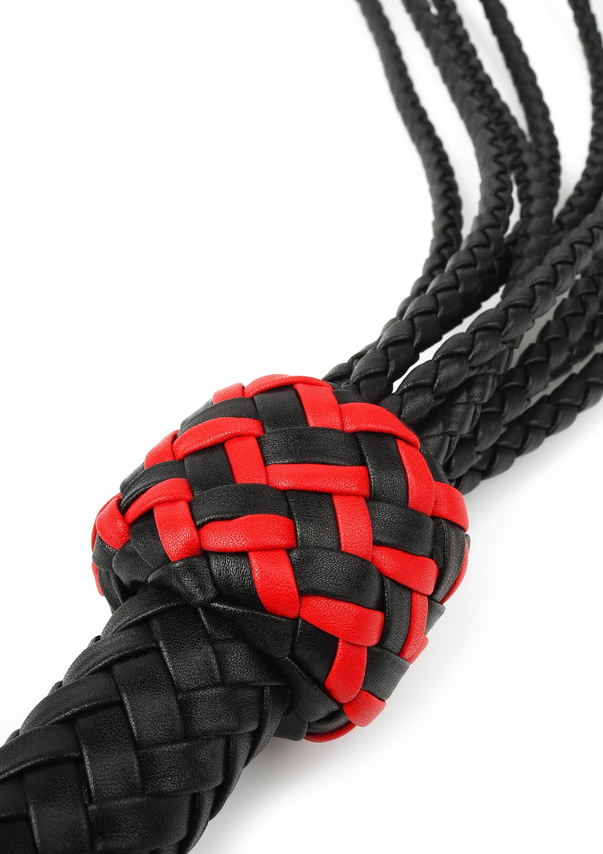 Hidden Desire Genuine Leather Roses Whip - Flogger
